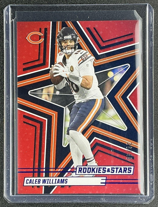 CALEB WILLIAMS 2025 PANINI ROOKIES & STARS #64 RED SSP /49 BEARS