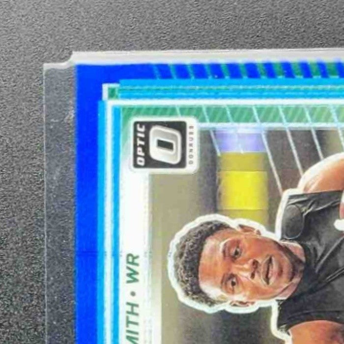 ARIAN SMITH 2025 PANINI DONRUSS OPTIC #285 RATED ROOKIE BLUE HYPER PRIZM JETS