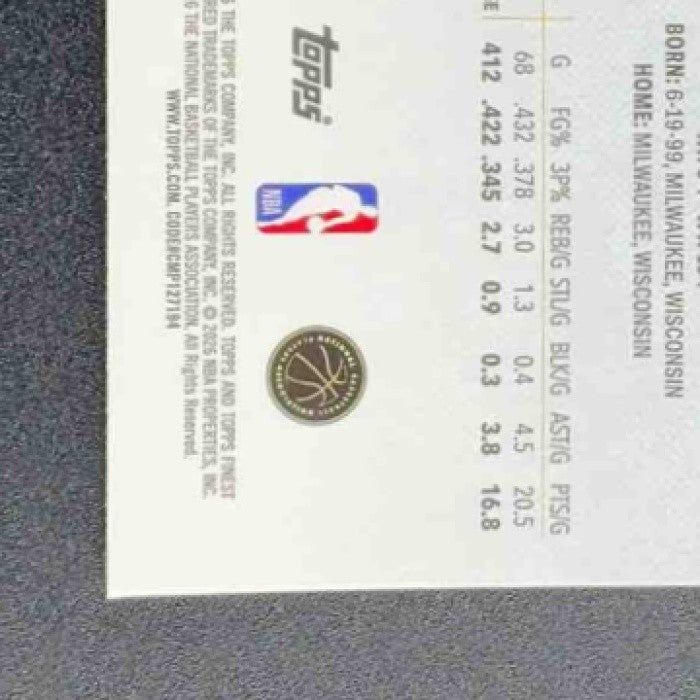JORDAN POOLE 2025-26 TOPPS FINEST #186 UNCOMMON WIZARDS