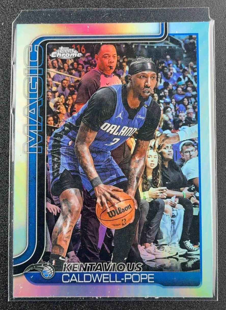 KENTAVIOUS CALDWELL-POPE 2025-26 TOPPS CHROME #143 REFRACTOR MAGIC