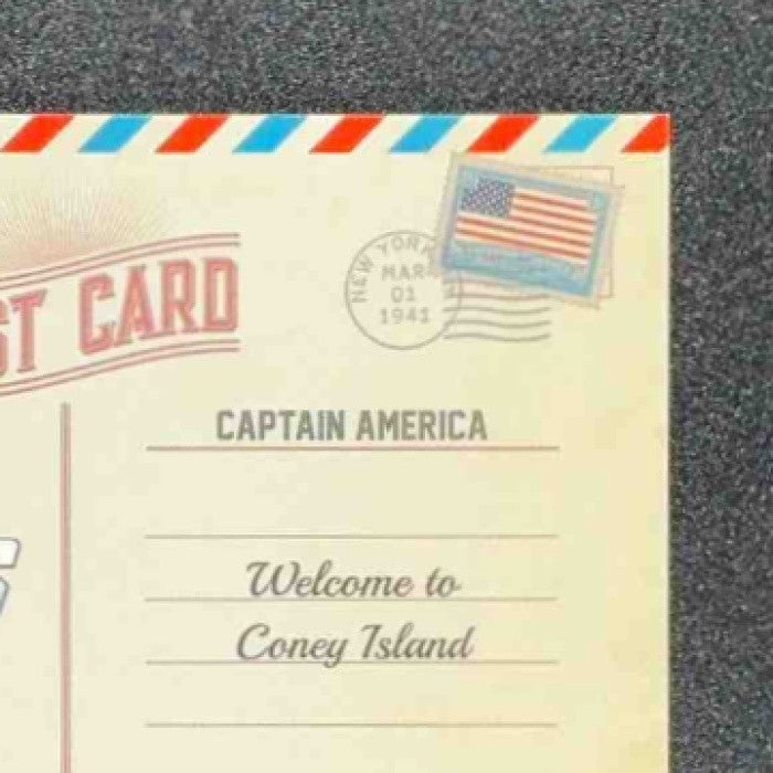 2026 Topps Brooklyn Marvel Captain America Coney Island #WB-9 Postcard