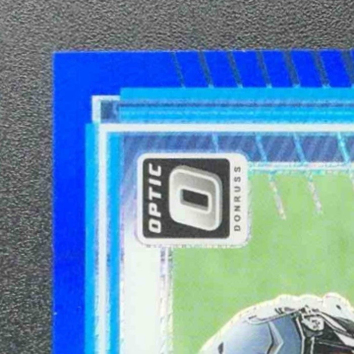 2025 Panini Donruss Optic Jalen Milroe #253 Rated Rookie Blue Hyper Prizm
