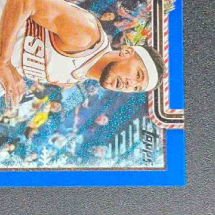 DEVIN BOOKER 2025-26 TOPPS HOLIDAY #H124 BLUE METALLIC GLITTER SUNS
