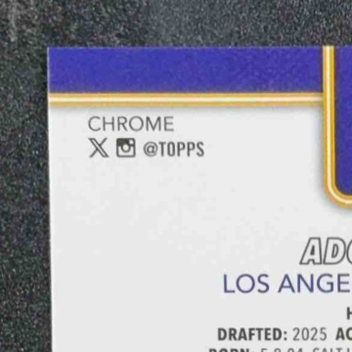 ADOU THIERO 2025-26 TOPPS CHROME #286 X-FRACTOR RC LAKERS