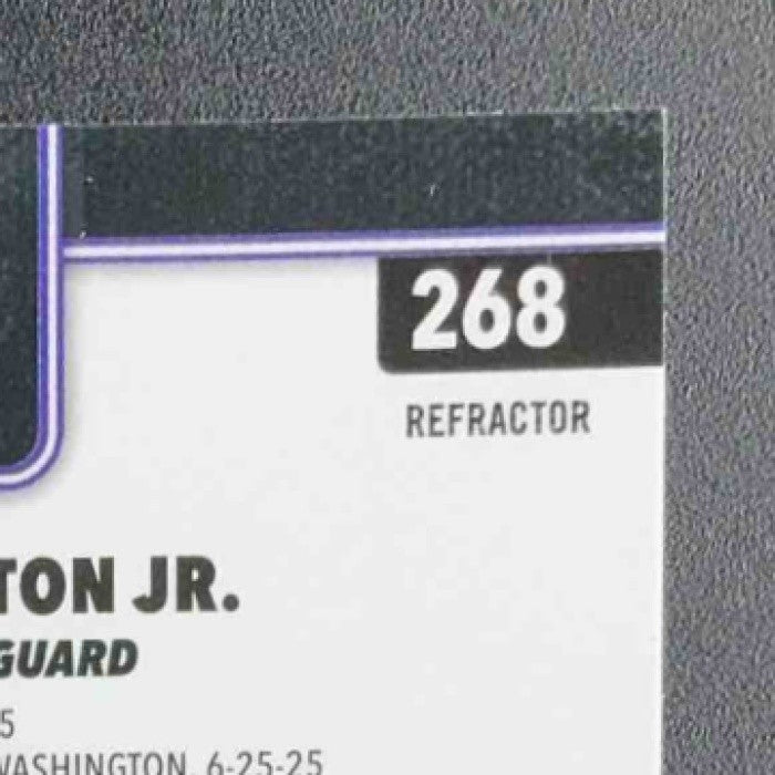 WALTER CLAYTON JR. 2025-26 TOPPS CHROME #268 REFRACTOR RC JAZZ