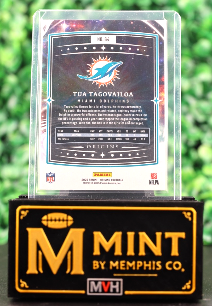 TUA TAGOVAILOA  2025 PANINI ORIGINS RED /225 MIAMI DOLPHINS