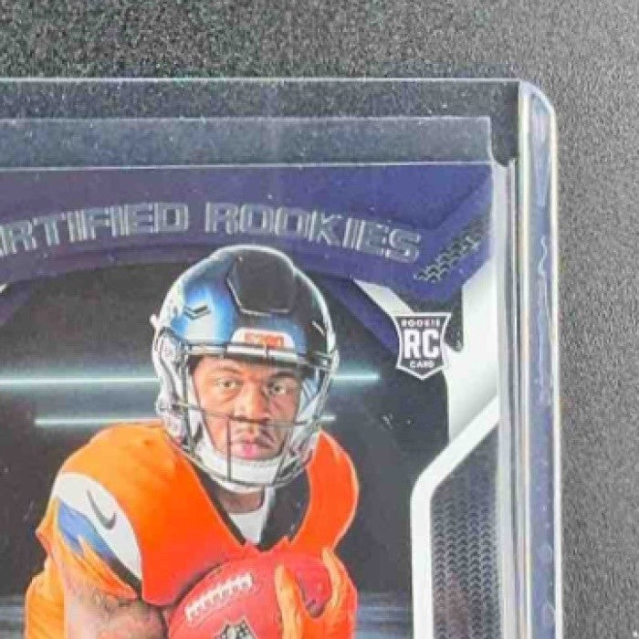 RJ HARVEY 2025 PANINI CERTIFIED #CRK-RHY ROOKIES RC BRONCOS