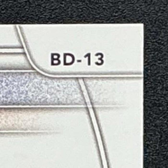 FRANKLIN ARIAS 2025 BOWMAN DRAFT #BD-13 GOLD BORDER 17/50 RED SOX