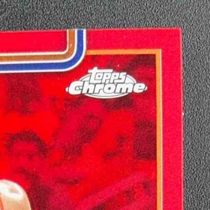 JOSH HART 2025-26 TOPPS CHROME #160 RED, WHITE & BLUE REFRACTOR KNICKS