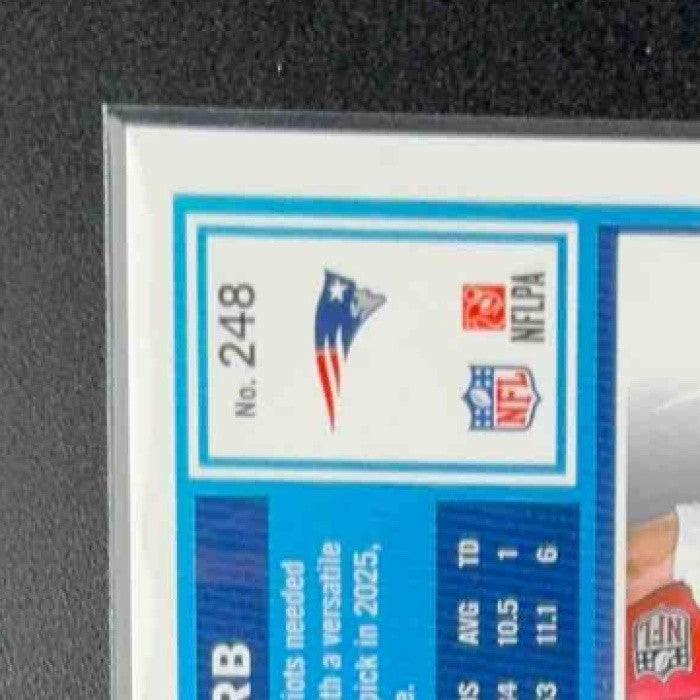 2025 Panini Donruss Optic TreVeyon Henderson #248 Rated Rookie Blue Hyper Prizm