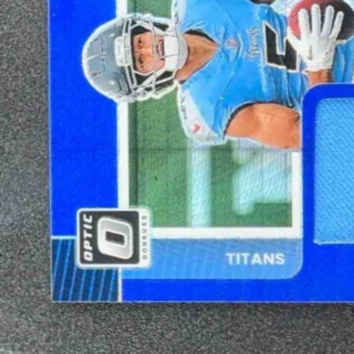2025 PANINI DONRUSS OPTIC ELIC AYOMANOR ROOKIE PHENOMS BLUE HYPER PRIZM RC