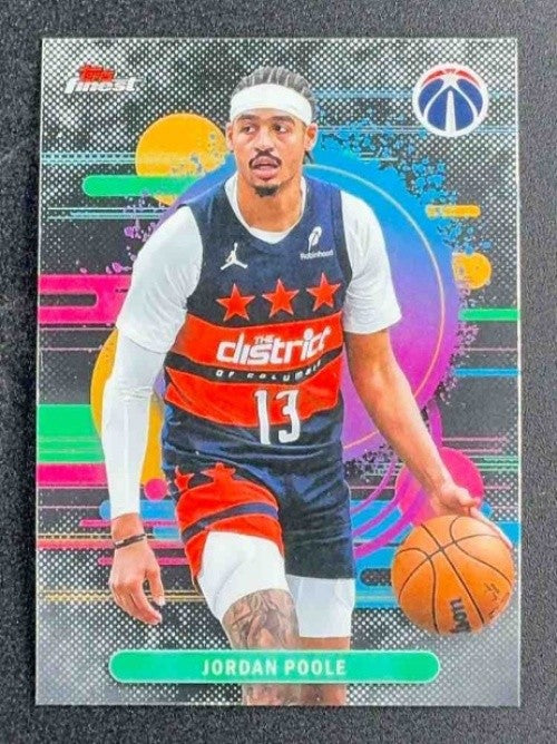 JORDAN POOLE 2025-26 TOPPS FINEST #186 UNCOMMON WIZARDS