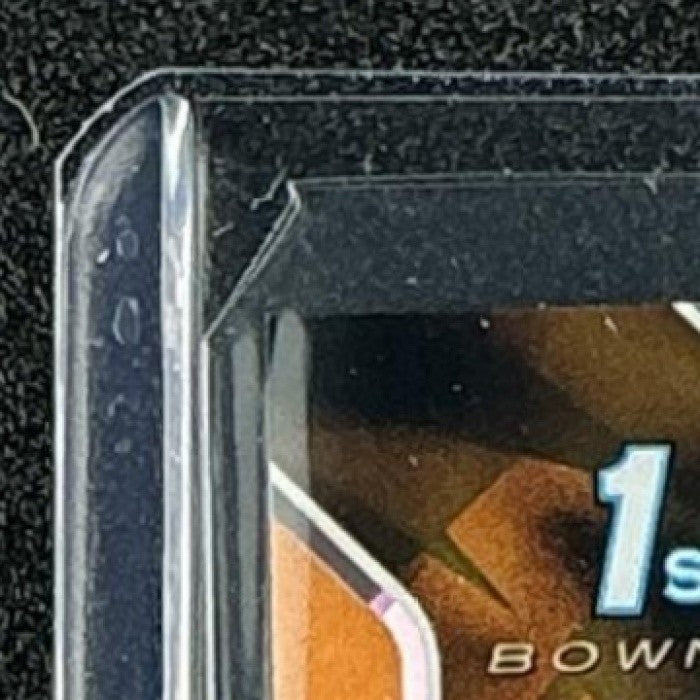 2025 Bowman Chrome University Sapphire Peyton Lewis #97 Gold /50 1st