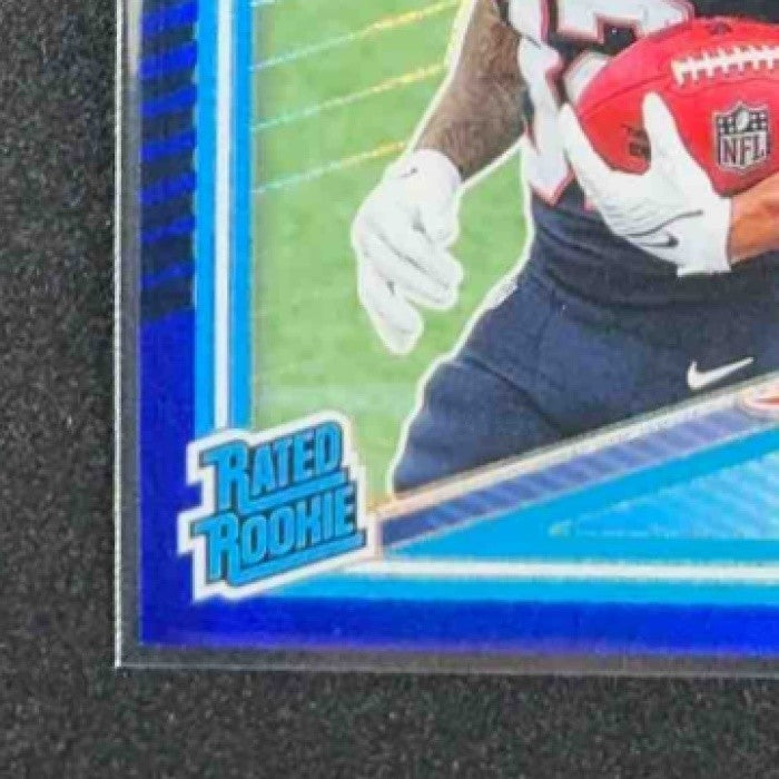 2025 Panini Donruss Optic TreVeyon Henderson #248 Rated Rookie Blue Hyper Prizm
