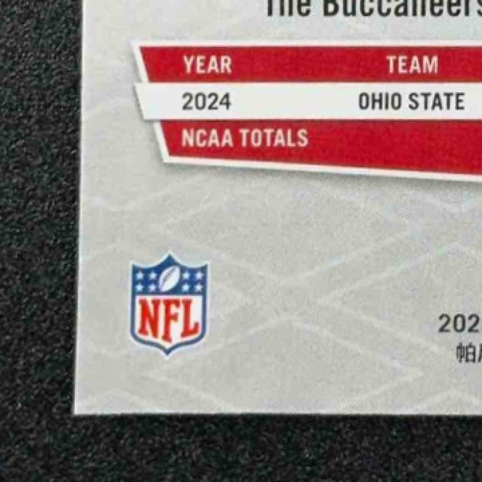 EMEKA EGBUKA 2025 PANINI PHOENIX #225 FIRE BURST 14/350 RC BUCCANEERS