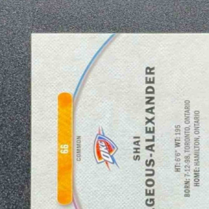 SHAI GILGEOUS-ALEXANDER 2025-26 TOPPS FINEST #66 COMMON THUNDER