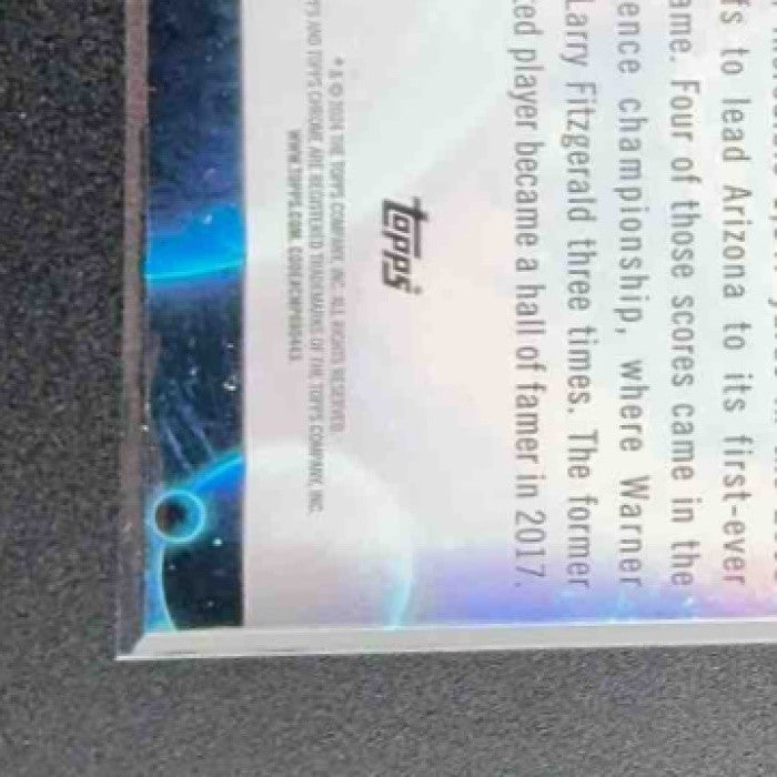 KURT WARNER 2024 TOPPS COSMIC CHROME #GG-1 GALAXY GREATS CARDINALS