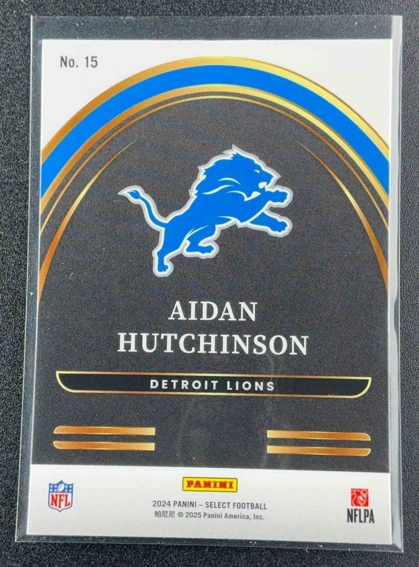 AIDAN HUTCHINSON 2024 PANINI SELECT #15 FUTURE LIONS
