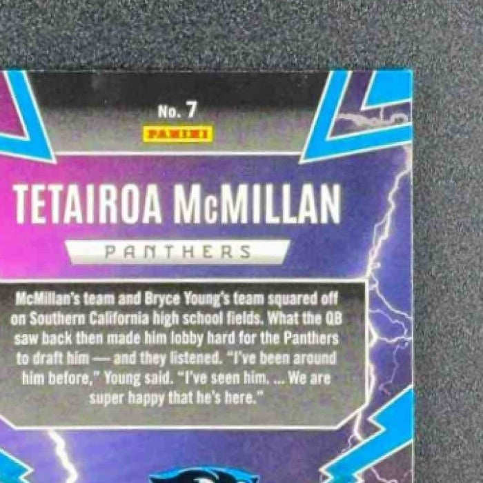 TETAIROA MCMILLAN 2025 PANINI PHOENIX #7 THUNDERBIRDS RC PANTHERS