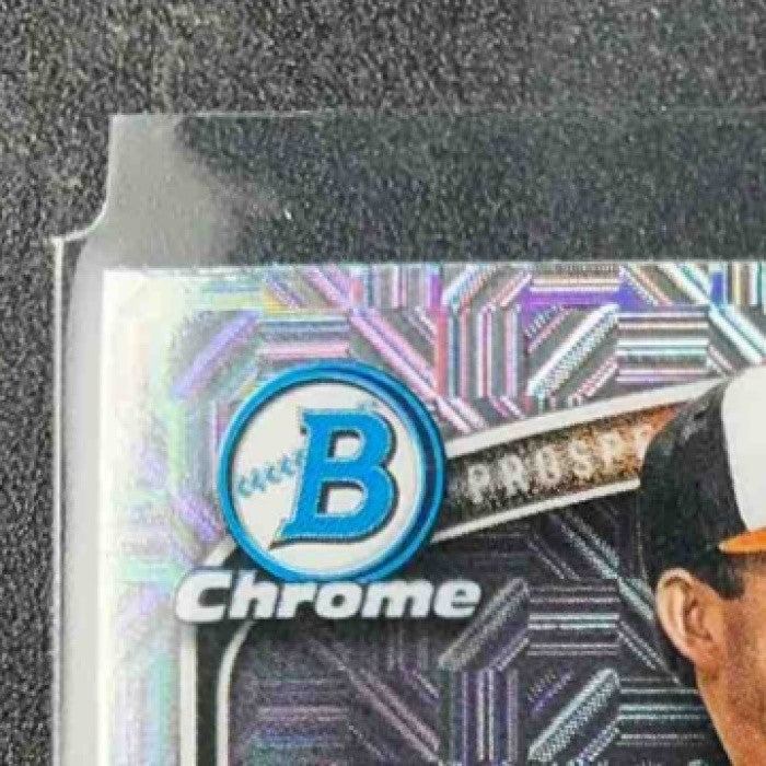 JT QUINN 2025 BOWMAN DRAFT #BDC-85 CHROME MOJO REFRACTOR 1ST PROSPECT ORIOLES