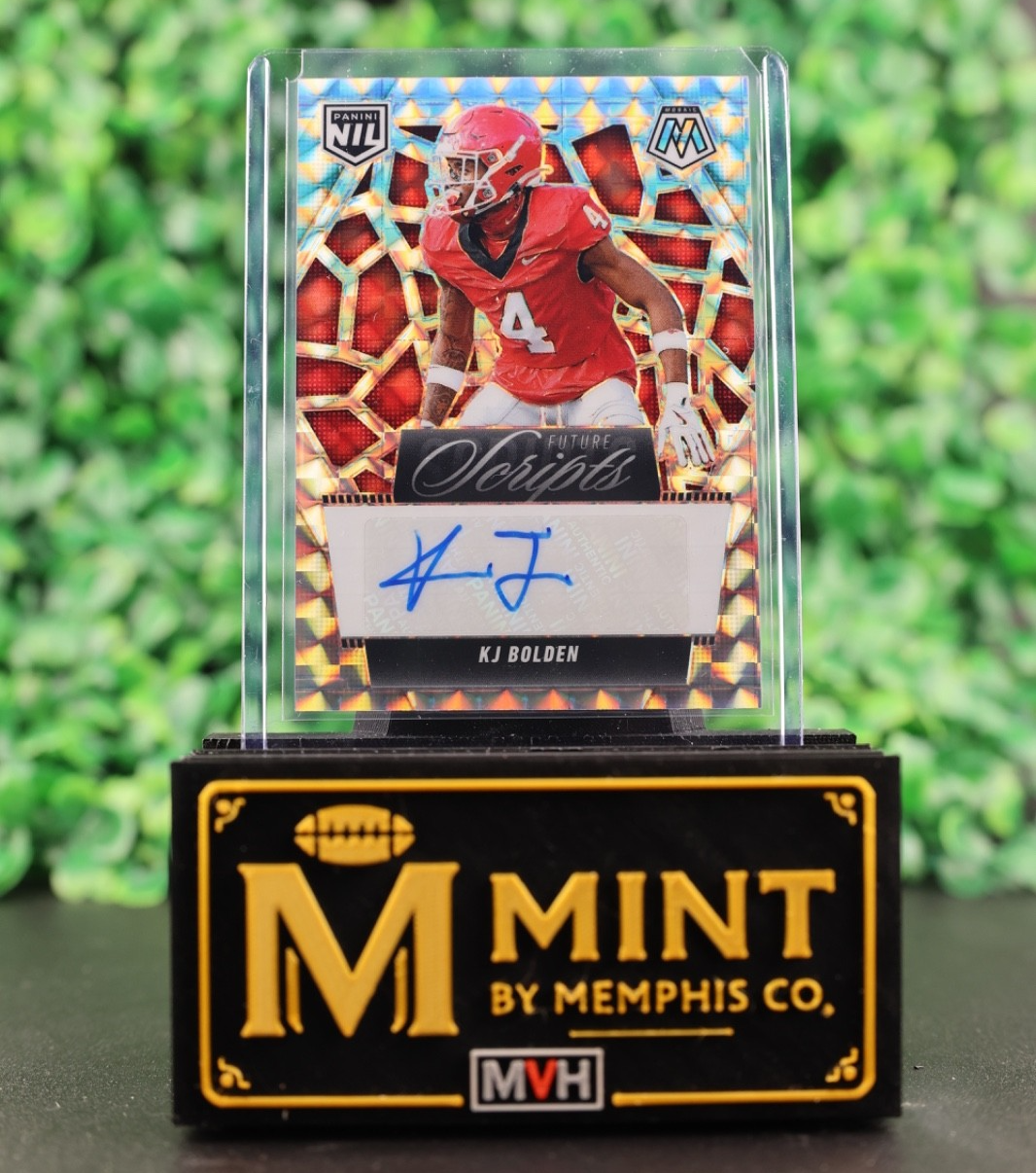 KJ BOLDEN 2025 MOSAIC NIL FUTURE SCRIPTS AUTOGRAPH GEORGIA BULLDOGS