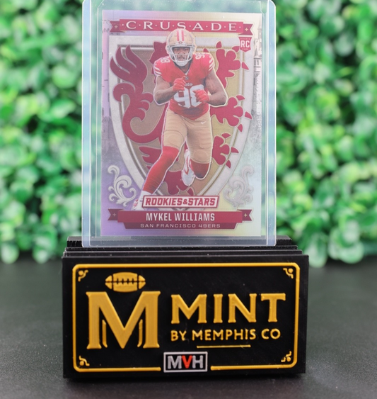 MYKEL WILLIAMS 2025 PANINI ROOKIES & STARS CRUSADE #25 SILVER RC