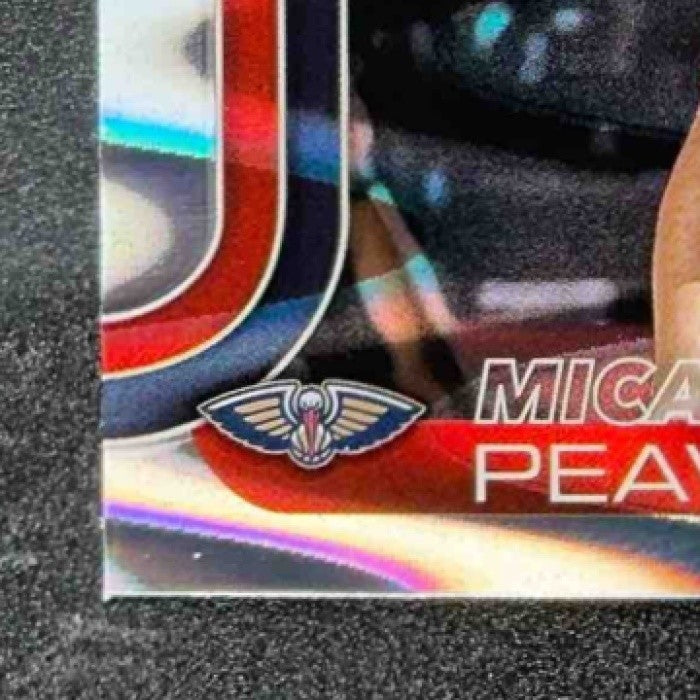 MICAH PEAVY 2025-26 TOPPS CHROME #291 RAYWAVE REFRACTOR RC PELICANS