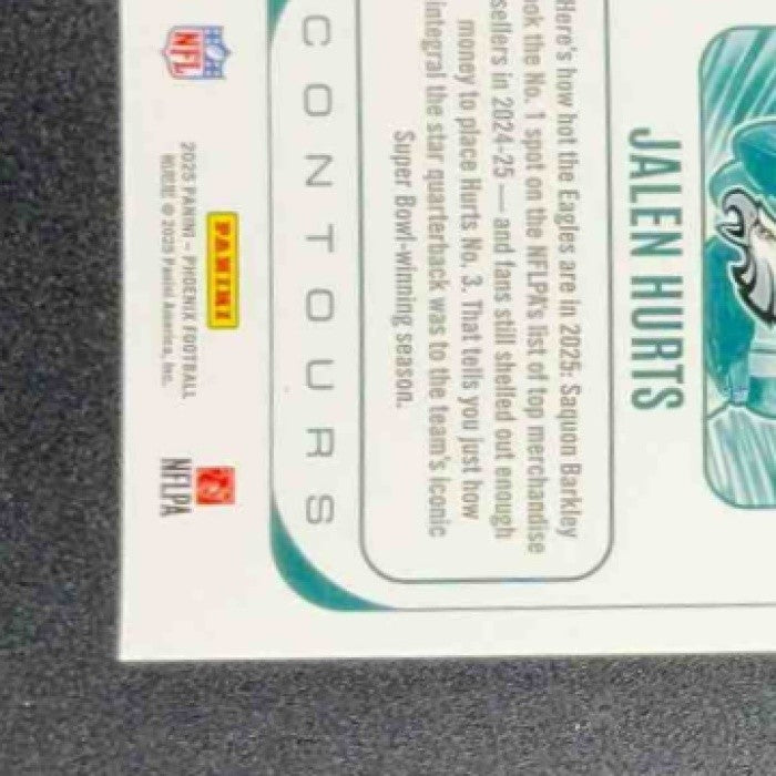JALEN HURTS 2025 PANINI PHOENIX #26 CONTOURS EAGLES