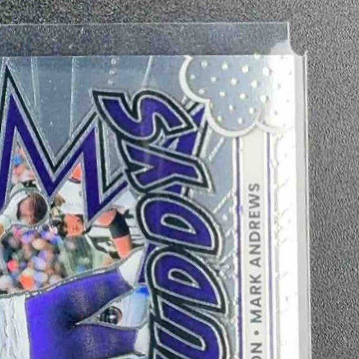 LAMAR JACKSON MARK ANDREWS 2025 PANINI DONRUSS OPTIC #15 BEST TUDDYS RAVENS