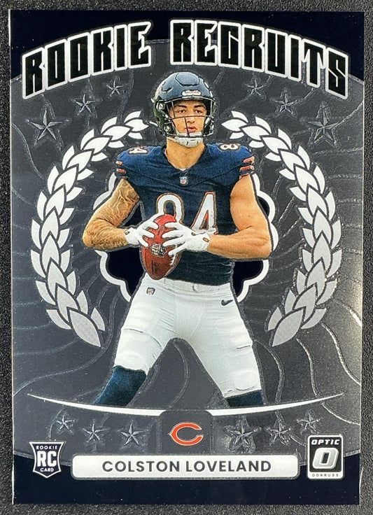 COLSTON LOVELAND 2025 PANINI DONRUSS OPTIC #10 ROOKIE RECRUITS RC BEARS