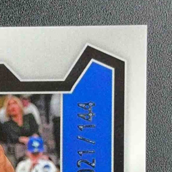 JADEN HARDY 2023-24 PANINI PRIZM #21 PRIZMS BLUE SPARKLE 21/144 MAVERICKS