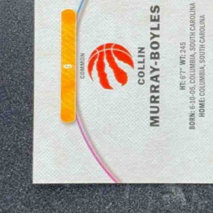 COLLIN MURRAY-BOYLES 2025-26 TOPPS FINEST #9 COMMON RC RAPTORS