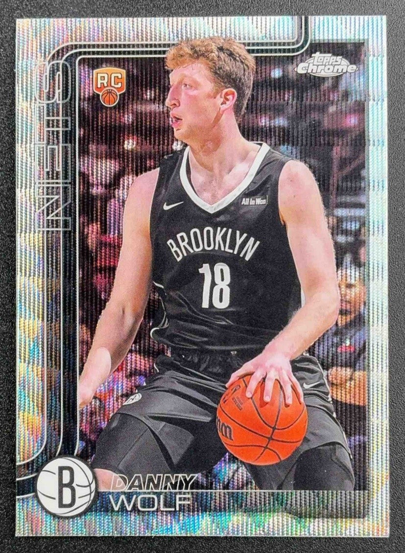 DANNY WOLF 2025-26 TOPPS CHROME #277 WAVE REFRACTOR RC NETS