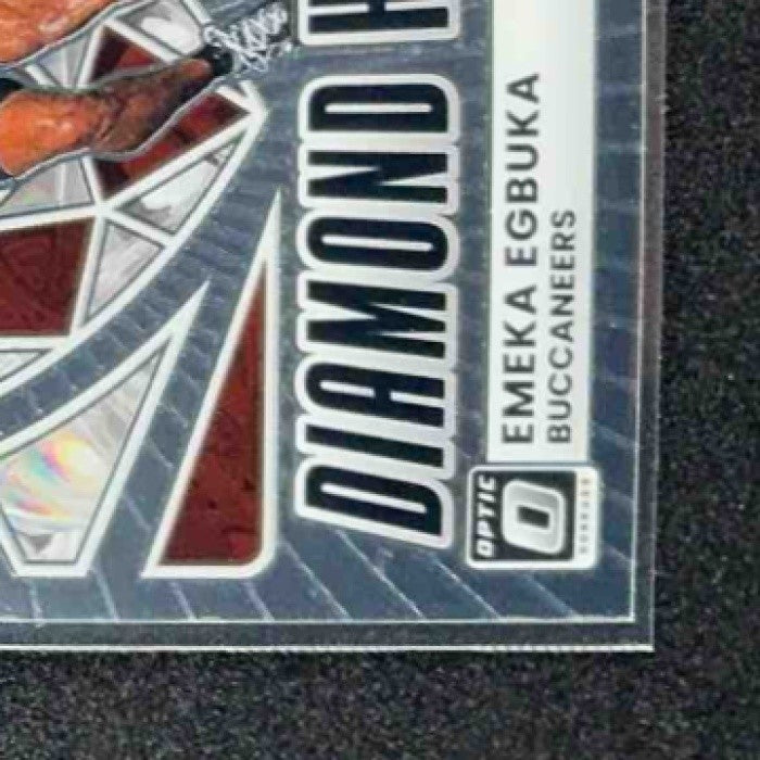 EMEKA EGBUKA 2025 PANINI DONRUSS OPTIC #4 DIAMOND HANDS RC BUCCANEERS