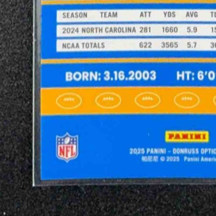 OMARION HAMPTON 2025 PANINI DONRUSS OPTIC #6 2015 RETRO RC CHARGERS