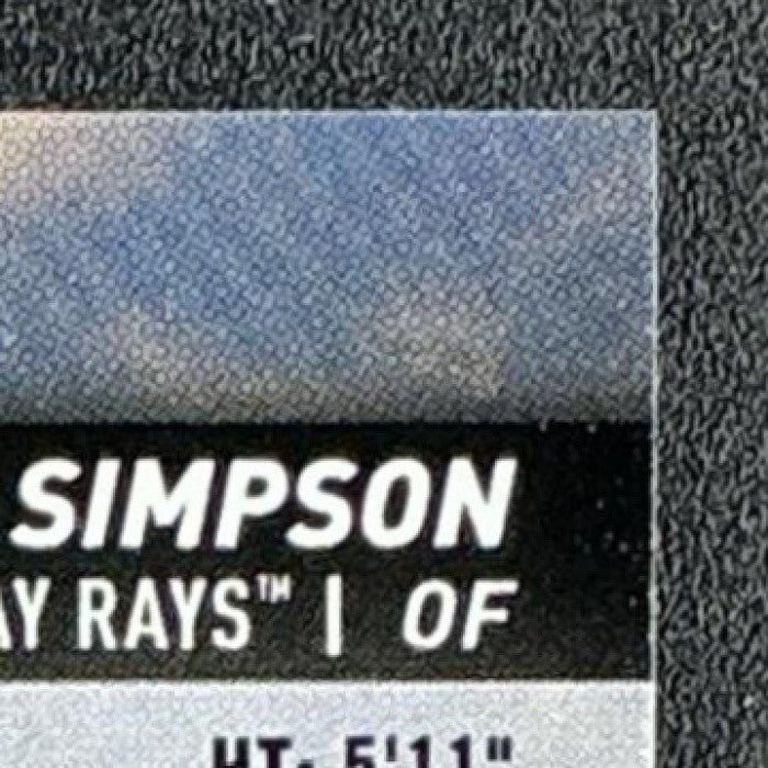 CHANDLER SIMPSON 2025 TOPPS STADIUM CLUB #103 RC RAYS