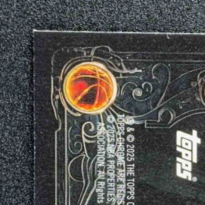 KASPARAS JAKUCIONIS 2025-26 TOPPS CHROME DESTINY RC HEAT