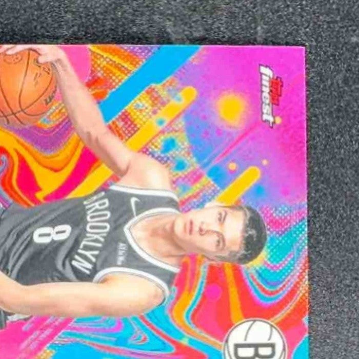 EGOR DEMIN 2025-26 TOPPS FINEST #8 COMMON OIL SPILL REFRACTOR RC NETS