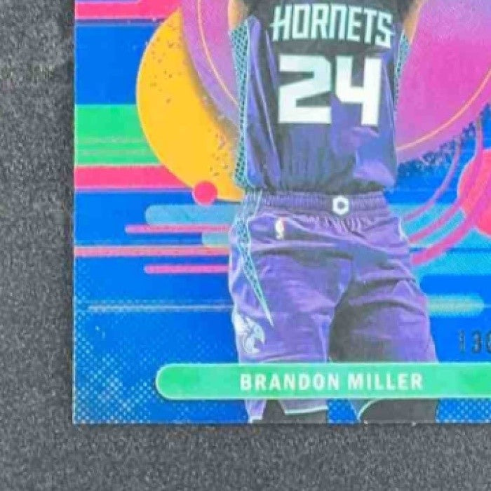 BRANDON MILLER 2025-26 TOPPS FINEST #151 UNCOMMON BLUE REFRACTOR 30/150 HORNETS