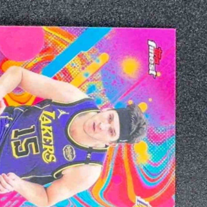 AUSTIN REAVES 2025-26 TOPPS FINEST #80 COMMON OIL SPILL REFRACTOR LAKERS