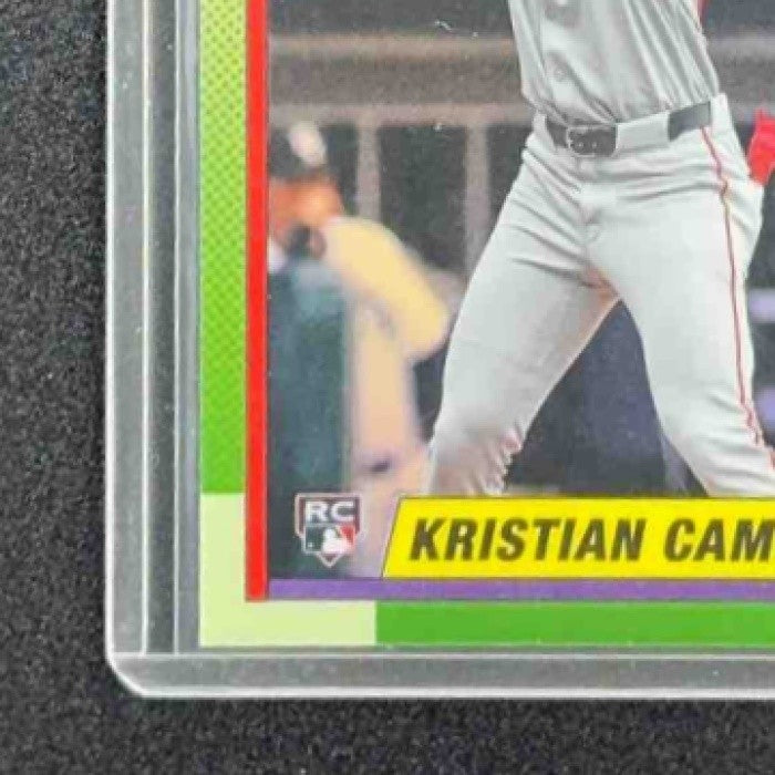KRISTIAN CAMPBELL 2025 TOPPS CHROME UPDATE #90CU-19 1990 RC RED SOX