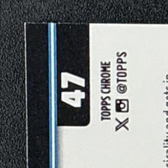 DERRICK BROWN 2025 TOPPS CHROME #47 TEAM CAMO VARIATION SP PANTHERS