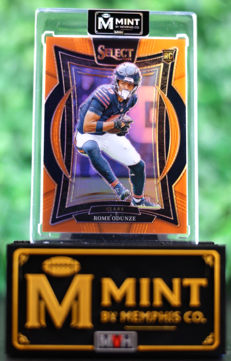 ROME ODUNZE  2024 SELECT CONCOURSE #3 ORANGE PRIZM /49 RC COLOR MATCH BEARS SP