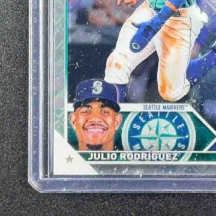JULIO RODRIGUEZ 2023 TOPPS CHROME #200 LOGO REFRACTOR ALL-STAR ROOKIE-MARINERS