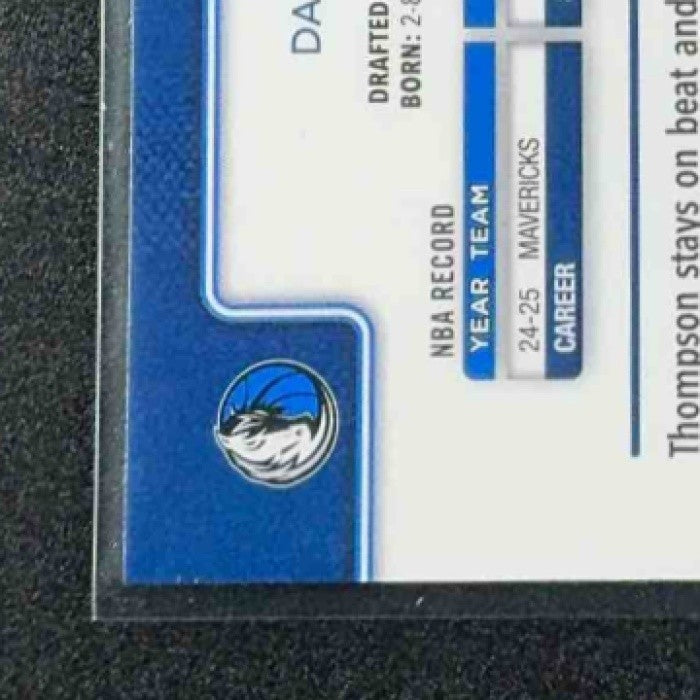 KLAY THOMPSON 2025-26 TOPPS CHROME #42 X-FRACTOR MAVERICKS