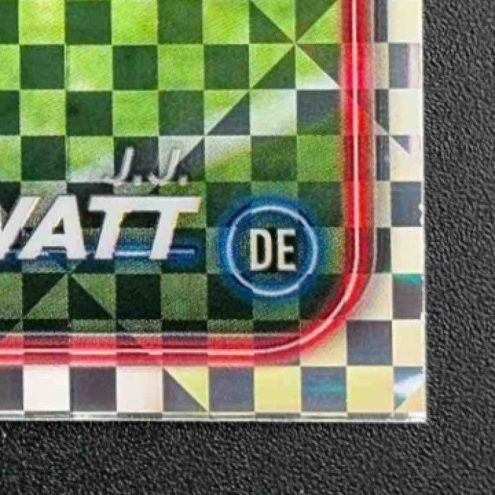 J.J. WATT 2024 TOPPS CHROME #82 X-FRACTOR TEXANS