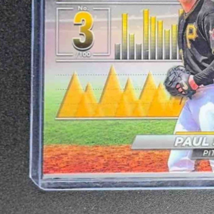 PAUL SKENES 2024 BOWMAN #BTP-3 SCOUTS' TOP 100 CHROME RC PIRATES