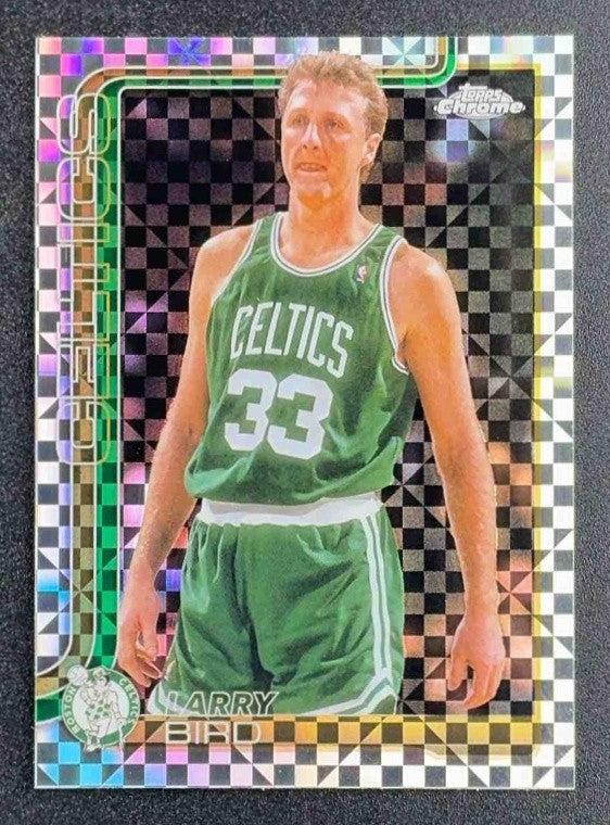 LARRY BIRD 2025-26 TOPPS CHROME #243 X-FRACTOR CELTICS