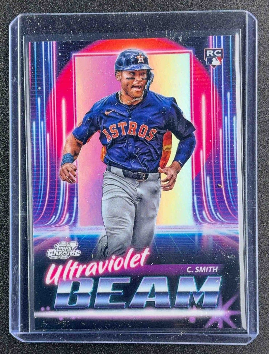 CAM SMITH 2025 TOPPS COSMIC CHROME #UB-24 ULTRAVIOLET BEAM RC ASTROS