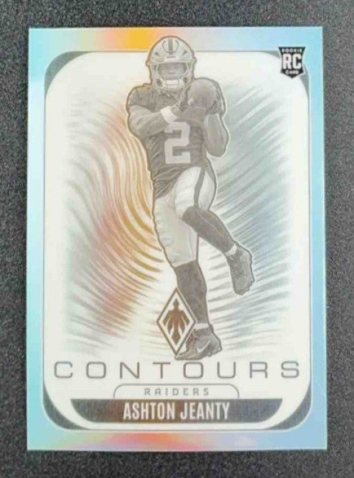 ASHTON JEANTY 2025 PANINI PHOENIX #17 CONTOURS RC RAIDERS